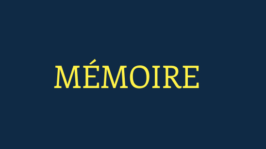 Mémoire