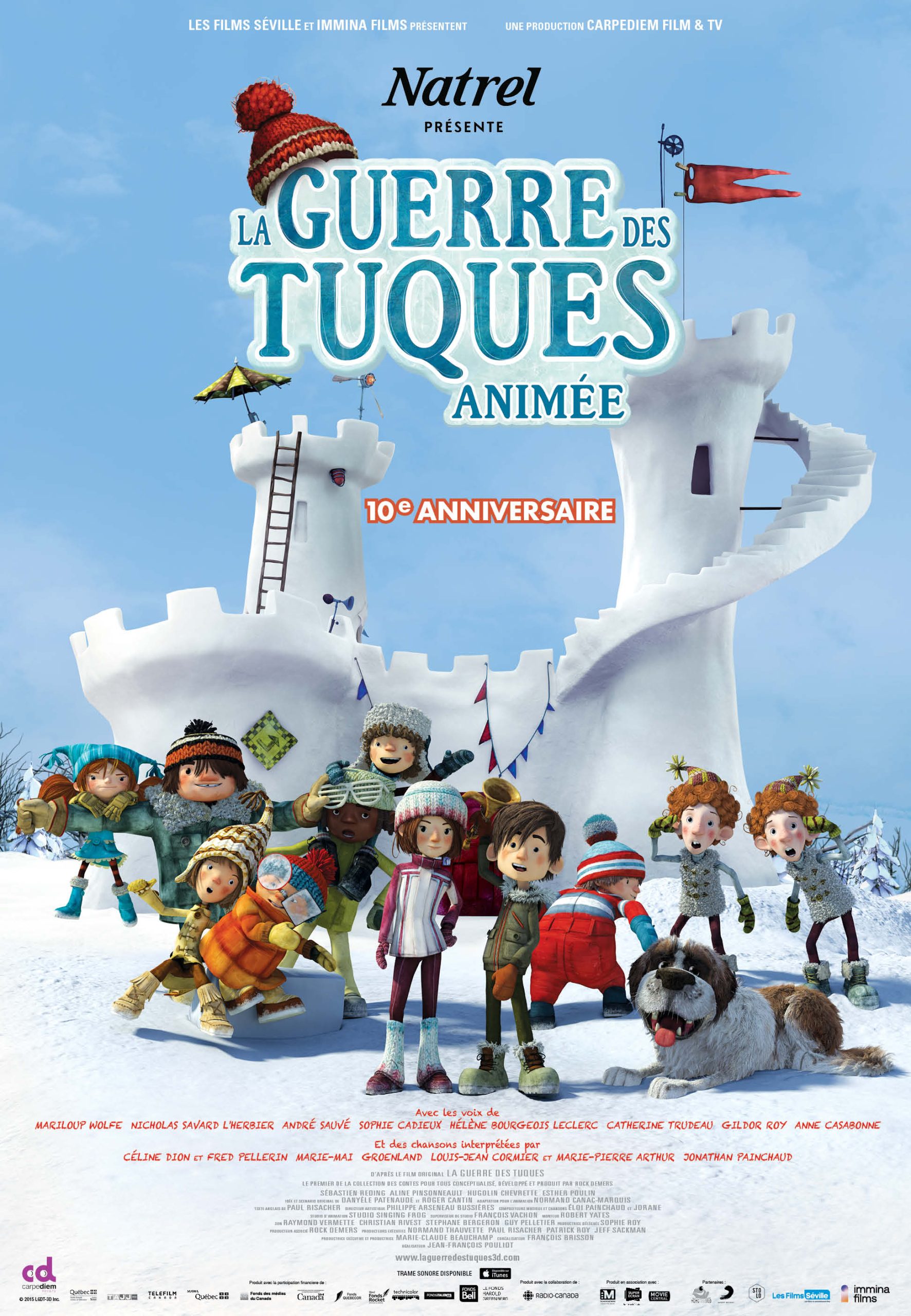 La guerre des tuques animée poster